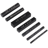 EANOSIC Setup Blocks Height Gauge Set, 7pcs Precision Aluminum Setup Bars for Router and Table Saw Accessories Woodworking Set Up, Bars Include Laser EANOSIC