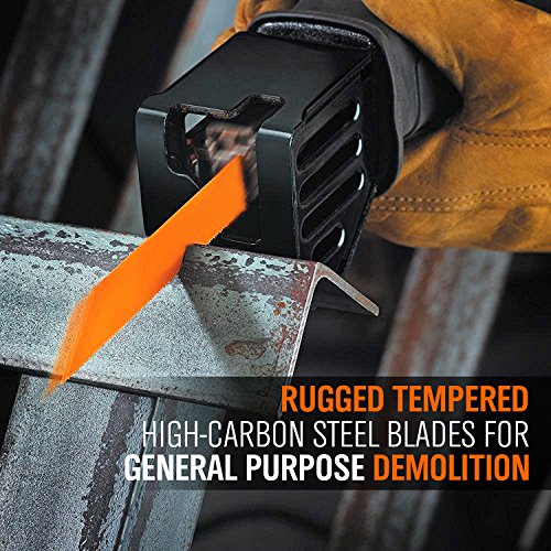 HORUSDY 10-Piece Reciprocating Saw Blades Set, Metal & Woodcutting Saw Blades, Sawzall Blades HORUSDY