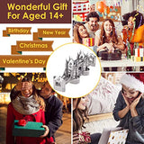 Piececool 3D Puzzles for Adults, London Tower Bridge Metal Models Kit, Famous Landmarks Architecture Building Blocks Models Kits, DIY Craft Toys Piececool