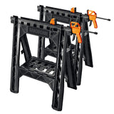 WORX WX065 Clamping Sawhorses with Bar Clamps WORX