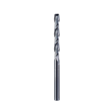 Square End Mill JESTUOUS Carbide 2 Spiral Flute Drill Bits 1/4" Shank Dia.2" Cut Length for Drilling Slotting,1 Piece JESTUOUS