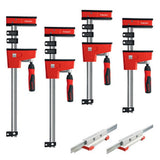 BESSEY KREX2440 K Body REVO Clamp Kit, 2 x 24 In., 2 x 40 In. and 2 KBX20 Extenders - 1700 lbs Nominal Clamping Force. , Spreader, and Woodworking Bessey
