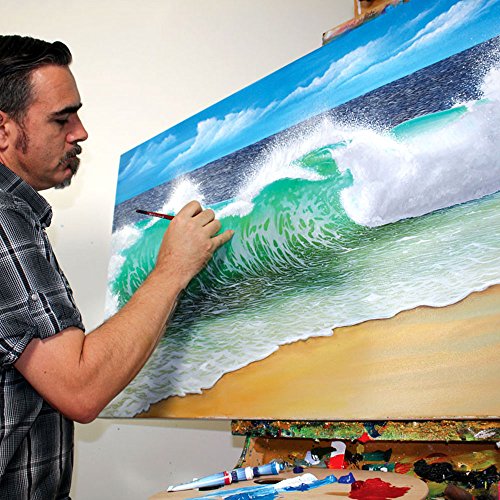 MONT MARTE Premium H2O Water Mixable Oil Paint Set, 8 Piece, 18ml Tubes. Mixable with a Range of Mediums. Easily Washes Up with Water. MONT MARTE