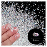 3-5mm Crystal Crushed Stone for Resin Art Supplies Kit，Stone Crushed Crystal Quartz Resin Accessories for Resin Art,Crafts,Molds, Pieces Irregular Mutochy