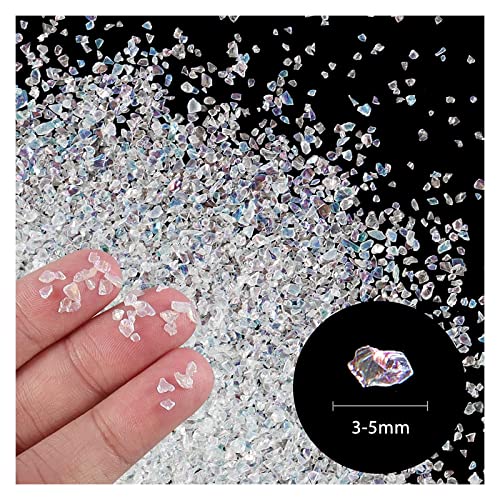 3-5mm Crystal Crushed Stone for Resin Art Supplies Kit，Stone Crushed Crystal Quartz Resin Accessories for Resin Art,Crafts,Molds, Pieces Irregular - WoodArtSupply