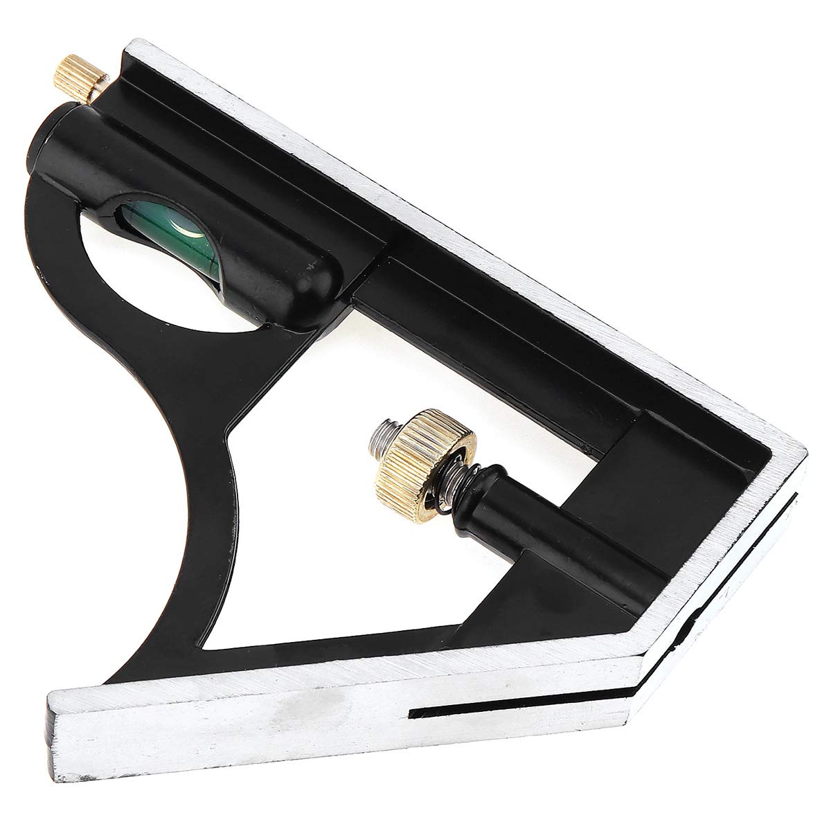 ChgImposs 12" Adjustable Sliding Combination Square Ruler & Protractor Level Measure Measuring Set, Inch/Metric ChgImposs