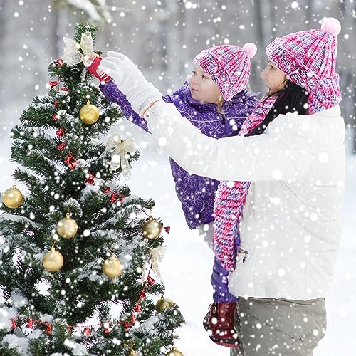 PREBOX Beginner Hat Scarf Loom Kits for Kids - Knitting DIY Craft for Girls Teens Adults, Birthday Christmas Gifts with Storage Bags Yarns Hook PREBOX