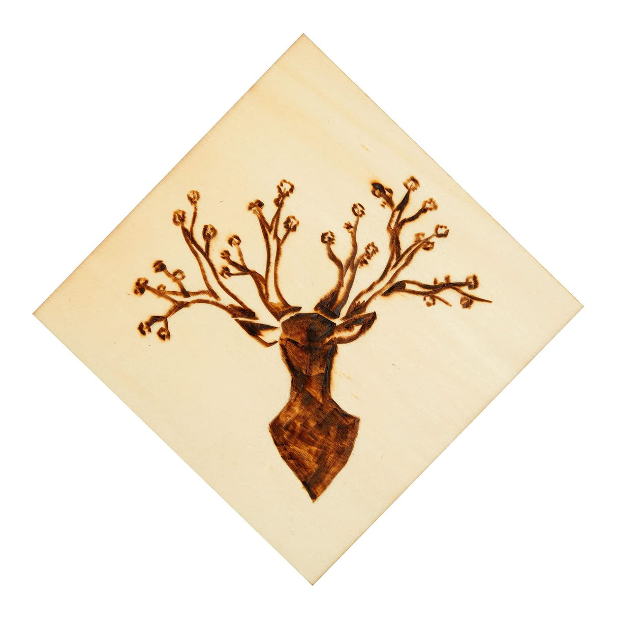 36 Pack 5x5 Wooden Squares for Crafts, Unfinished Wood Tiles for DIY Projects (0.1 in Thick) Bright Creations