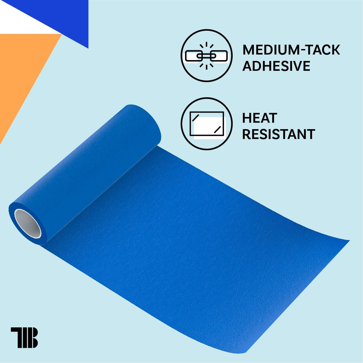 Wide Blue Painters Tape, 12 inch x 60 yds, Made in America, Great Masking Tape for 3D Printing and Laser Cutting, Removes Cleanly for 21 Days TapeManBlue