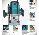 Makita RP2301FC 3-1/4 HP* Plunge Router, with Variable Speed Makita
