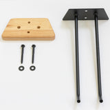 StoreYourBoard Tool Max Single Storage Rack, Solid Wood and Steel, Holds 50 lbs, Wall Mount Home and Garage Hook Organizer and Hanger, Small StoreYourBoard