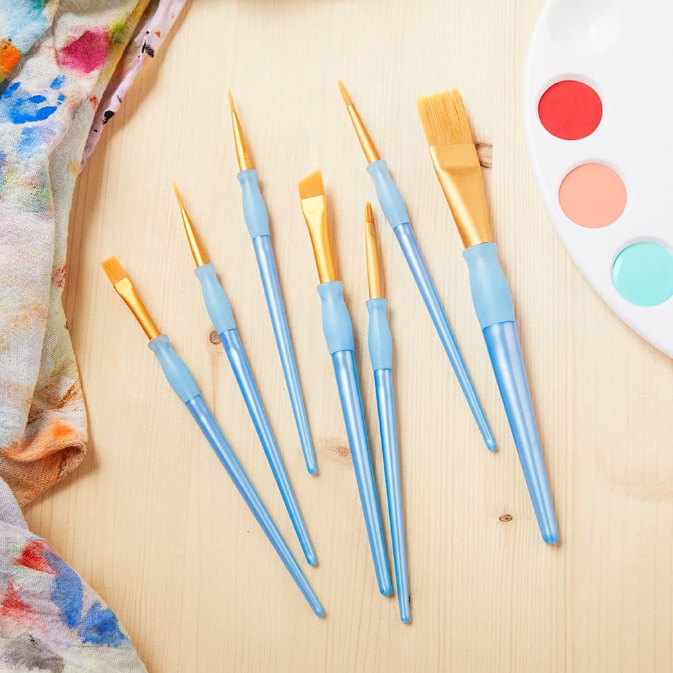 Golden Taklon Angular Brush Super Value Pack By Craft Smart Craftsmart