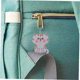 Hohopeti 100pcs Blank Labels Wooden Animal Toys Wooden Crafts Cat Gift Tags Wooden Cat Discs Wooden Craft Shapes Unfinished Cat Cutout DIY Wooden Hohopeti