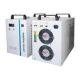 Industrial Chiller, 110V CW-5200 Industrial Water Chiller, 9L Capacity Cooling Water,0.15A-2.3A Current Recirculating Chiller for 50W to130W SDKEHUI