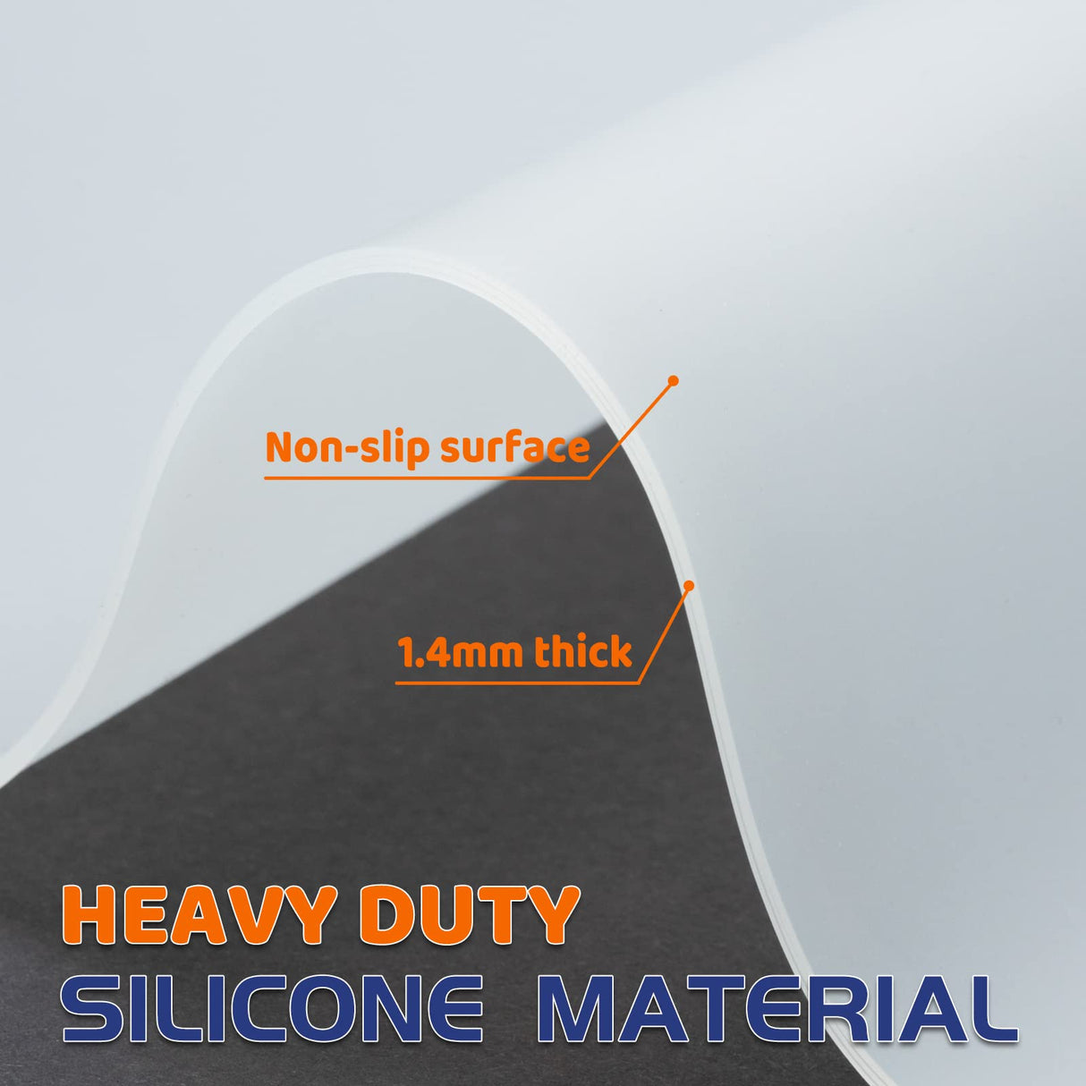 Warome Silicone Mat,47"x 23.6" Silicone Mats for Kitchen Counter, Waterproof Heat Resistant Mat, Extra Large Countertop Protector, Nonstick Baking Warome