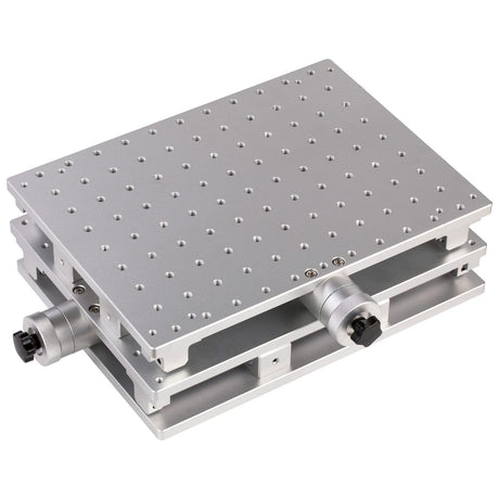 Cloudray 2 Axis Moving Workbench 2D Work Table XY Adjustable Manual Linear Stage for CNC Fiber Laser Engravers(Model B Stroke X150 Y70) Cloudray