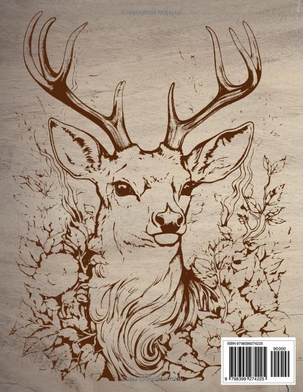 Pyrography Patterns: Animal Designs for Tracing and Woodburning