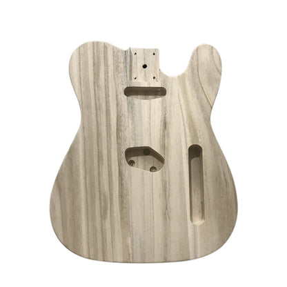 HUIOP Guitar Barrel, Polished Wood Type Electric Guitar Barrel DIY Electric Maple Guitar Barrel Body for TL Style Guitar - WoodArtSupply