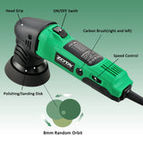 ZOTA Mini Polisher, 2-inch/ 3inch Car Buffer Polisher with 8mm Random Orbital,Car Polishers and Buffers for Car Detailing,Variable Speed Small Buffer ZOTA