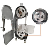 INTSUPERMAI Bone Saw Machine Commercial Heavy-Duty Electric Bone Cutting Machine 1500W Electric Bone Saw Butcher Frozen Meat Cutter with 19.3x17.3 INTSUPERMAI