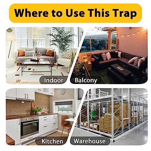 Mouse Trap Bucket,Bucket Lid Mouse Rat Trap, Reusable Humane Mouse Traps for Indoor Outdoor，Automatic Reset Bucket Lid Mouse Trap，5 Gallon Bucket ABEIER