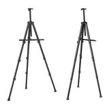 Easels for Painting Canvas, Aredy 66" Art Easel for Drawing, Portable Painting Easel Stand, Metal Table Top Easel (2 Pack) Aredy