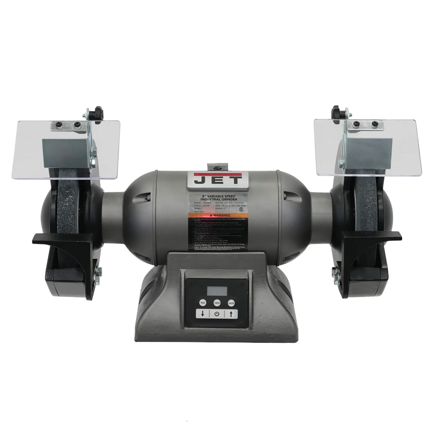 JET 8-Inch Variable-Speed Bench Grinder, 1 HP, 1Ph 115/230V (IBG-8VS) - WoodArtSupply