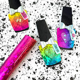 iCraft Deco Foil Specialty Transfer Sheets 6"X12" 5/Pkg-Rainbow Shattered Glass iCraft