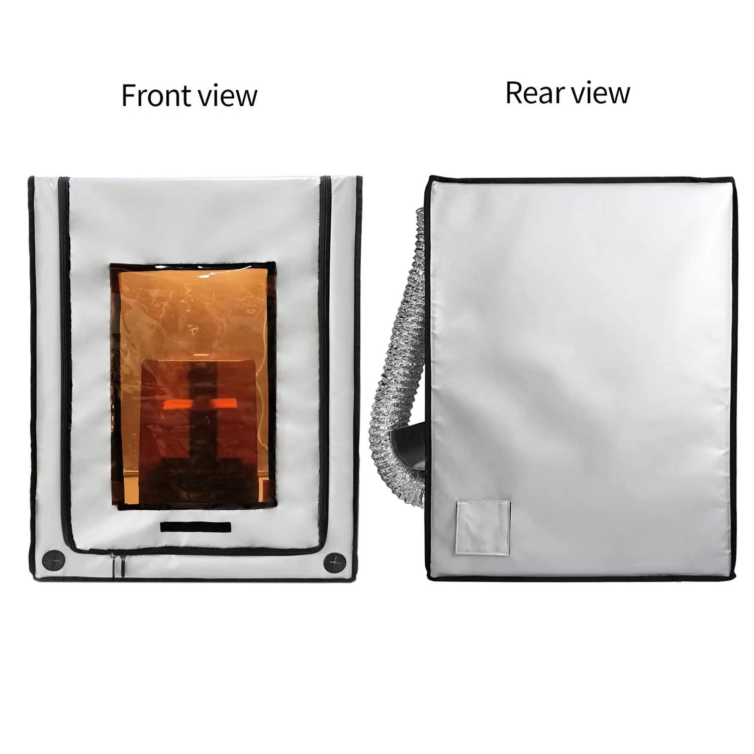 3-in-1 Multifunctional 3D Printer Enclosure Laser Engraver Eye Protective Shield Cover Resin 3D Printer Fireproof Tent with Fume Extractor Smoker HOCENWAY