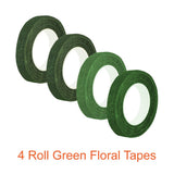 Paxcoo Floral Tape and Floral Wire Arrangement Tools Kit with Wire Cutter 26 Gauge Stem Wire and 22 Gauge Paddle Wire for Bouquet Stem Wrap Florist PAXCOO