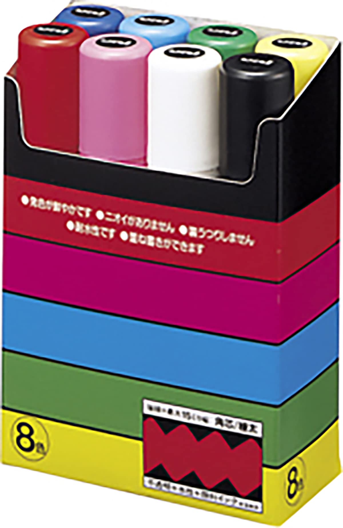 UNI POSCA chisel PC-17K FULL RANGE ALL 8 COLOURS posca