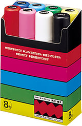 UNI POSCA chisel PC-17K FULL RANGE ALL 8 COLOURS posca