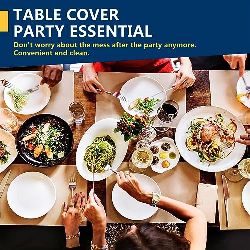 PerkHomy Brown Kraft Paper Roll 17.5" x 600" (50') for Gift Wrapping Bulletin Board Bouquet Flower Kids Wall Art Craft Packing Moving Shipping Parcel PH PERKHOMY