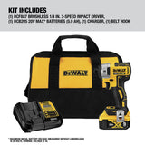 DEWALT 20V MAX* XR Impact Driver, 3-Speed, 1/4-Inch (DCF887P1) DEWALT