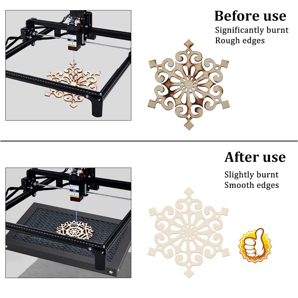 BENECREAT Honeycomb Working Table, 11.8x7.8x0.8inch Iron Laser Engraver Accessories for Fast Heat Dissipation and Desktop-Protecting - WoodArtSupply