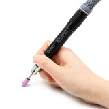 SHININGEYES 1/8" Micro Air Grinder, Pneumatic Micro Air Pencil Die Grinder Polishing Tool Kit for Polishing, Grinding, Drilling Shiningeyes