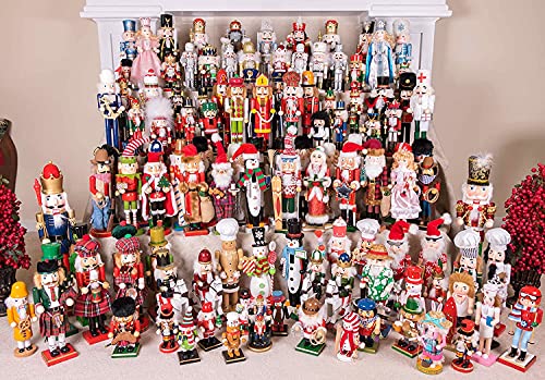 Clever Creations Soldier 14 Inch Traditional Wooden Nutcracker, Festive Christmas Décor for Shelves and Tables Clever Creations
