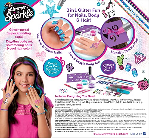 Cra-Z-Art Shimmer ‘N Sparkle 3-in-1 Ultimate Glitter Beauty Set Cra-Z-Art