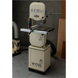 Shop Fox W1706 14" Bandsaw with Cast Iron Wheels & Deluxe Aluminum Fence Shop Fox