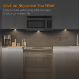 STAR-SPANGLED Tap Light Push Lights Mini Night Touch Light LED Puck Lights Portable Under Cabinet Lighting Battery Operated Powered DIY Stick On STAR-SPANGLED