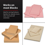 Speedball Linoleum Cutter Kit Assortment #1 - Linocut Carving Tools for Block Printing, Includes 5 Blades - WoodArtSupply