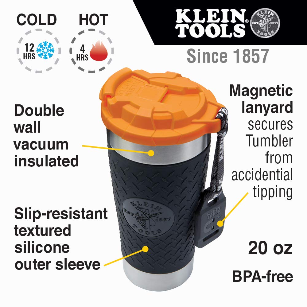 Klein Tools Work Cooler (17-Quart) and Tumbler (20 oz.) Klein Tools