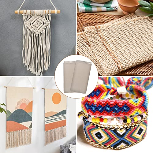 Aemygo 30 Pack Cardboard Weaving Looms, Wide Notch Weaving Loom for Kids, Beginner Square Weaving Boards for Knitting Sewing Crochet Basket Teaching Aemygo