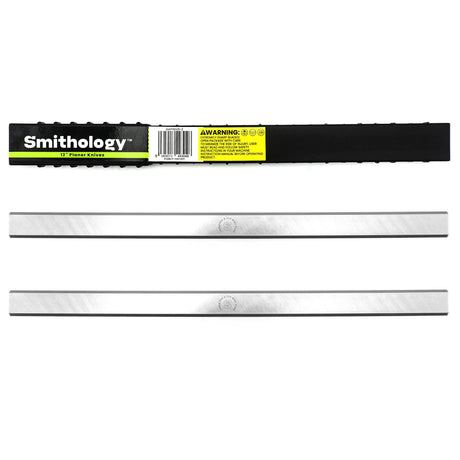 Smithology 12-Inch Planer Blades - for Delta Planer 22-540, 22-547, TP300, Double Edged Planer Knives, Made of High-Carbon Steel, Set of 2 Wood Smithology
