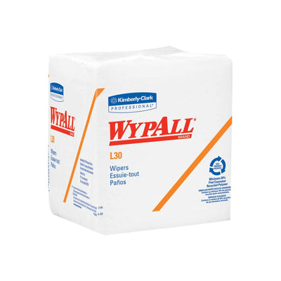 WypAll® GeneralClean™ L30 Heavy Duty Cleaning Towels (05812), Quarterfold, Strong and Soft Towels, White (90 Sheets/Pack, 12 Packs/Case, 1,080