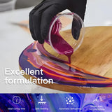 GRLELOU 17OZ Clear Resin Epoxy Resin Kit, Not Yellowing&Bubble Free Self-Leveling Coating& Casting Resin for Art Crafts, Jewelry Making,Resin GRLELOU