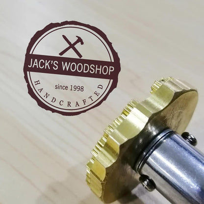 Custom Electric Wood Branding Iron - 350W Heat Stamp with Brass Head for Woodworking & Crafting - WoodArtSupply