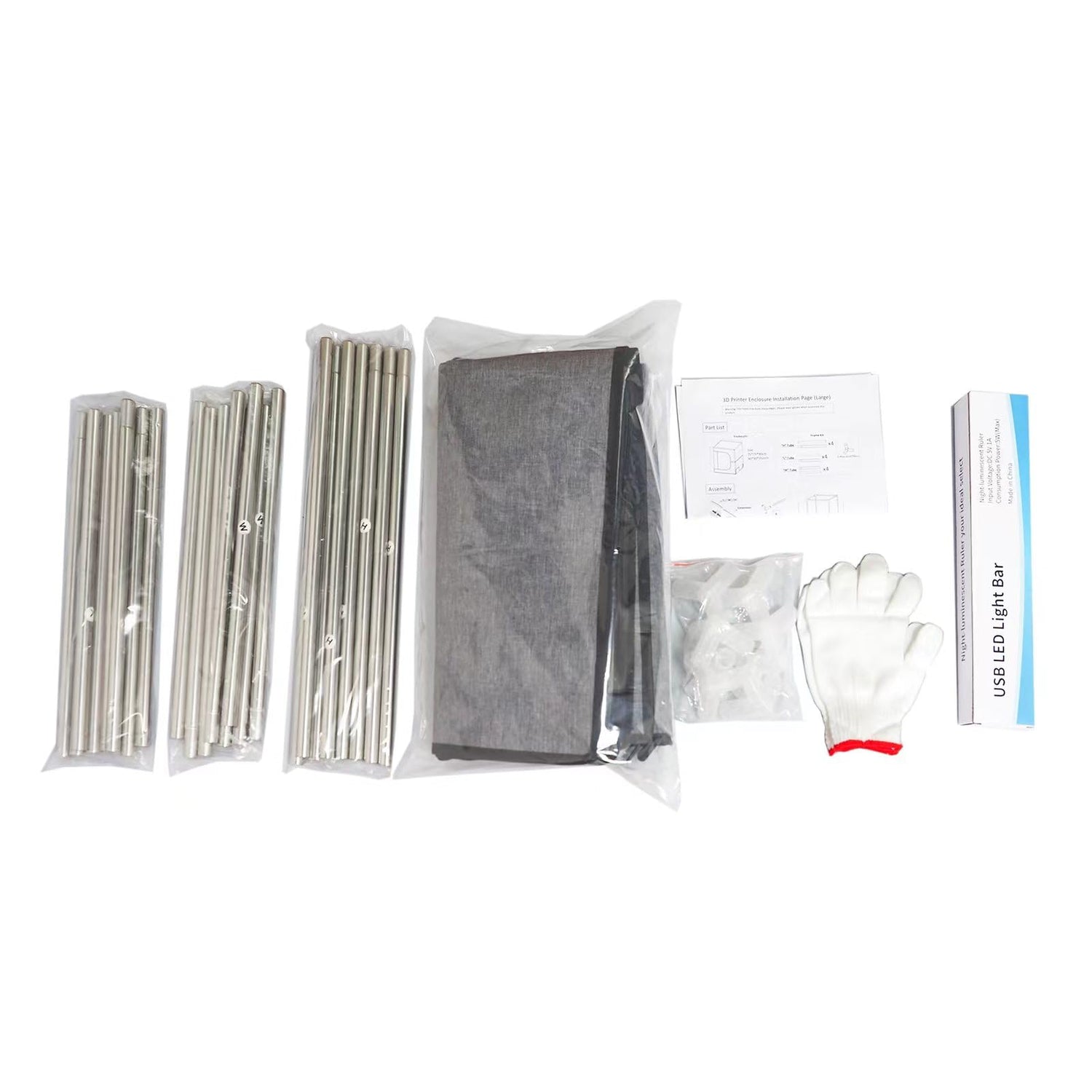 Large 3D Printer Enclosure 29.5W*29.5L*35.4H Inches Laser Engraver Shield Cover Resin 3D Printer Fireproof Tent Filament Dryer Dust Cover Compatible HOCENWAY