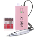 30000RPM Portable Nail Drill Machine, AZ GOGO Professional Rechargeable Electric Efile Nail Drill for Acrylic Nails, Manicure/Pedicure, Polishing, AZ GOGO