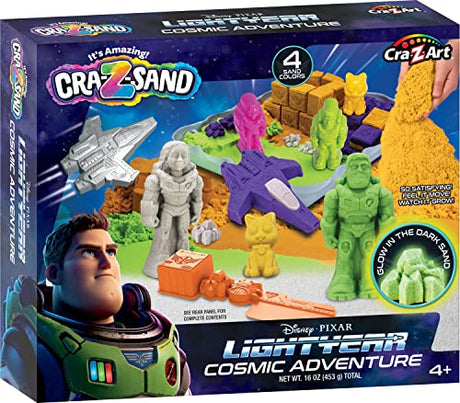 Disney Pixar Lightyear Cosmic Adventure CRA-Z-Sand Play Set with Glow in The Dark Sand Cra-Z-Art